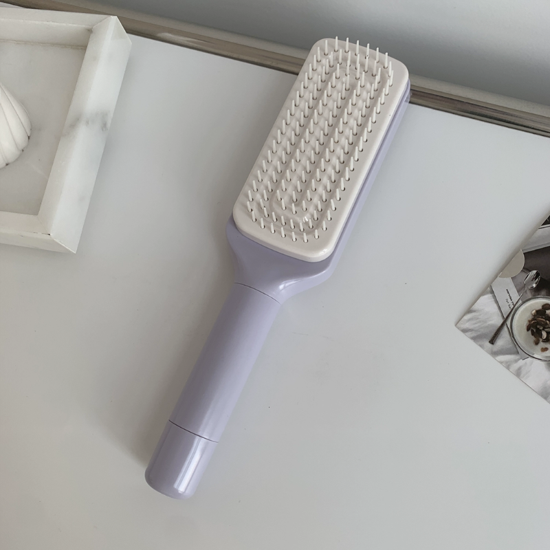 Rotating Self-Cleaning Hair Comb