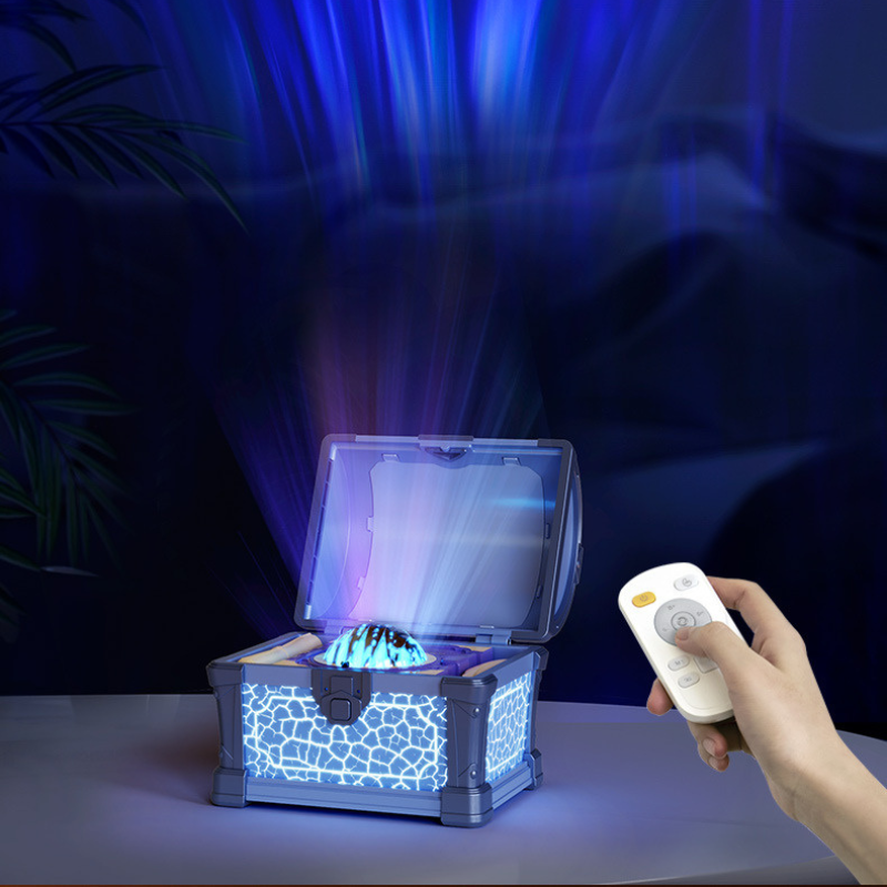 Treasure Box Projection Lamp Bluetooth Speaker White Noise Lamp