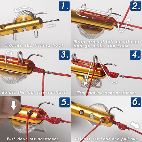 2 IN 1 Speedy Fish Knot Tying Kit