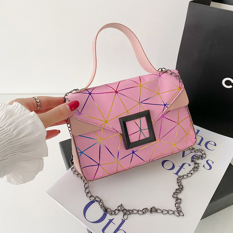 Bolso bandolera con cadena estilo retro para mujer