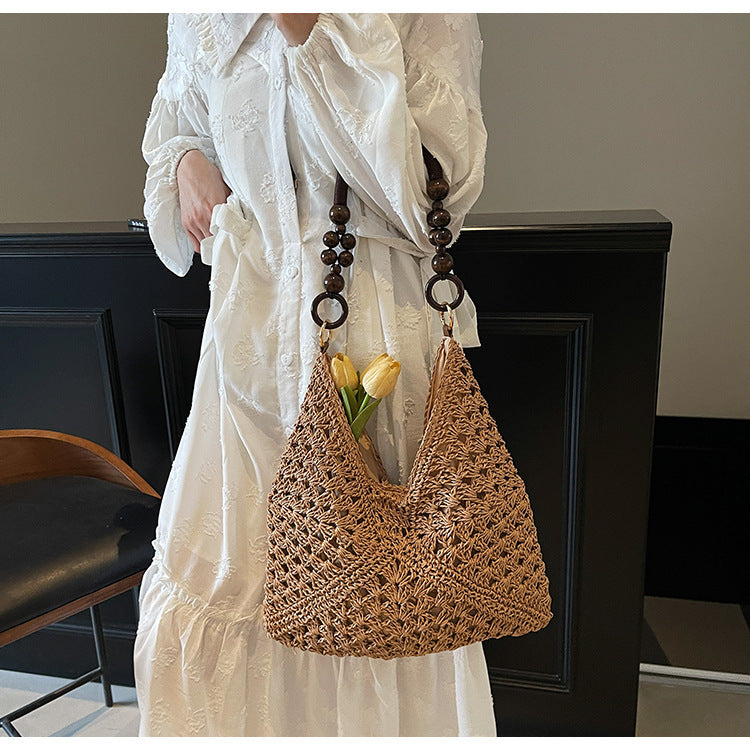 Woven Bag Women Summer Large Capacity Tote Beach Bag