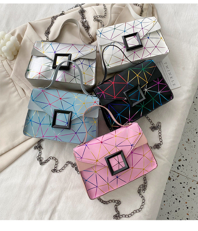 Bolso bandolera con cadena estilo retro para mujer