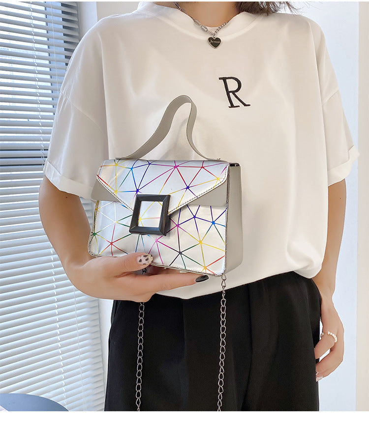 Bolso bandolera con cadena estilo retro para mujer