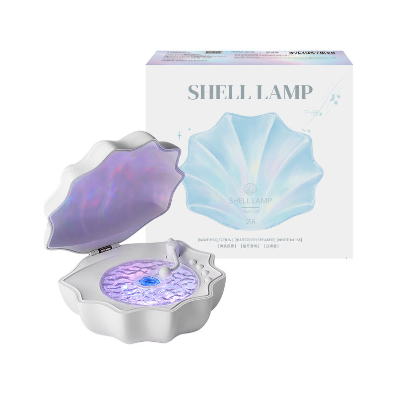 Vinyl Shell Wave Projection Lamp Bluetooth Speaker