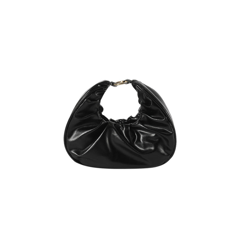 Bolso nube plisado, bolso baguette, bolso de hombro, bolso bandolera informal