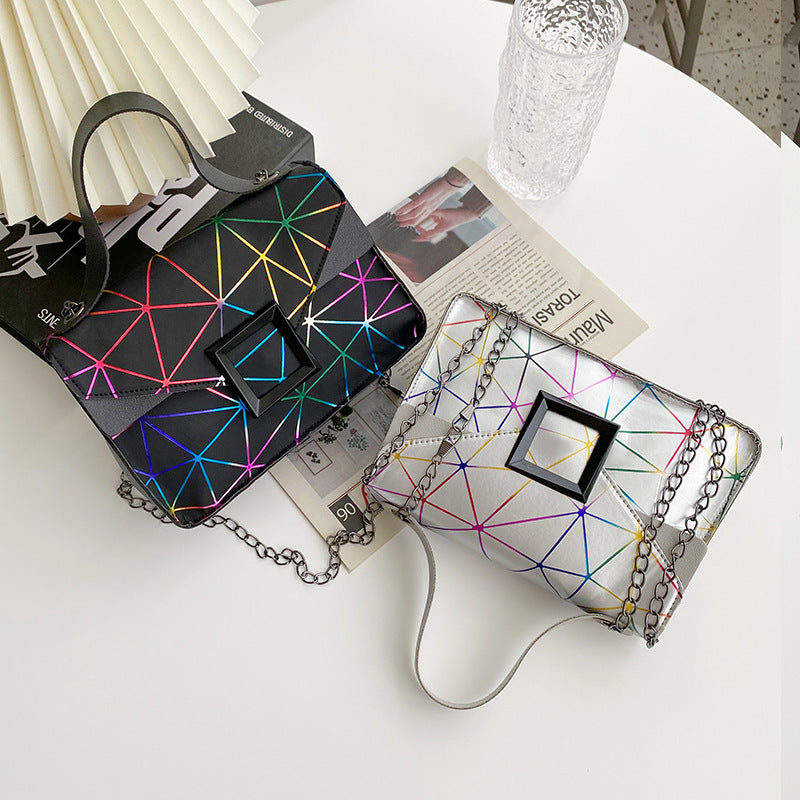 Bolso bandolera con cadena estilo retro para mujer