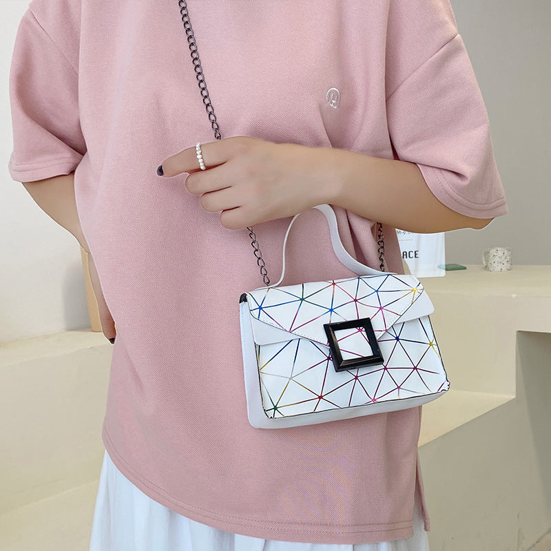 Bolso bandolera con cadena estilo retro para mujer