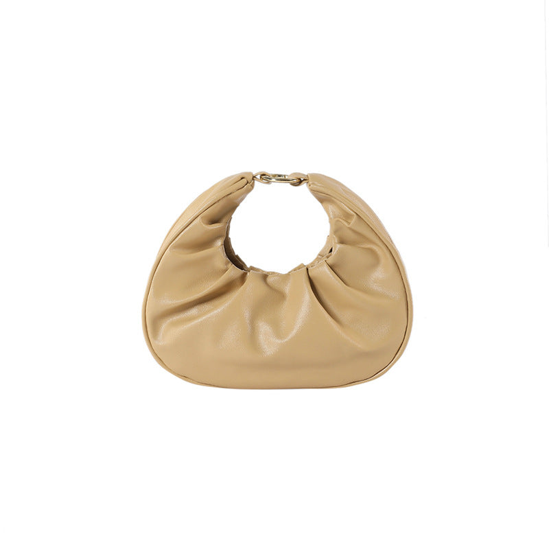 Bolso nube plisado, bolso baguette, bolso de hombro, bolso bandolera informal
