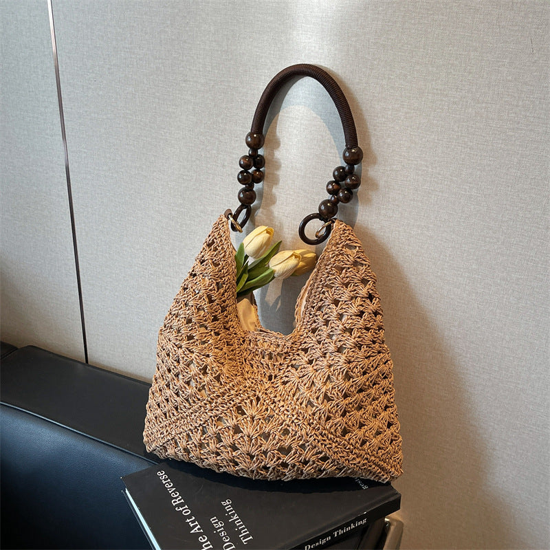 Woven Bag Women Summer Large Capacity Tote Beach Bag