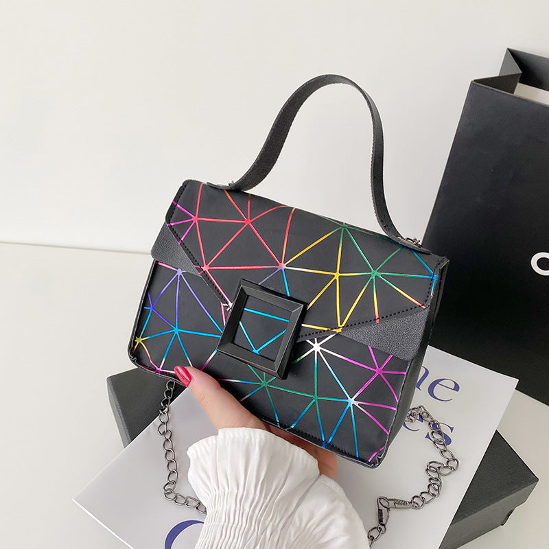 Bolso bandolera con cadena estilo retro para mujer