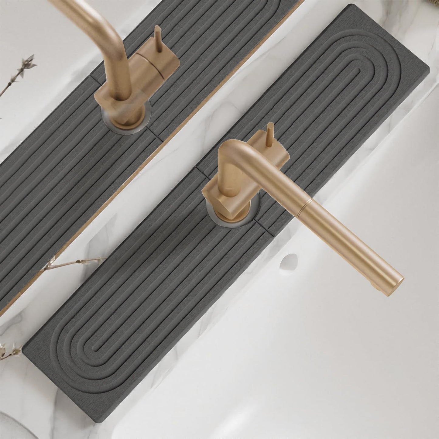 Water Absorbing Kitchen Bathroom Sink Quick Drying Pad