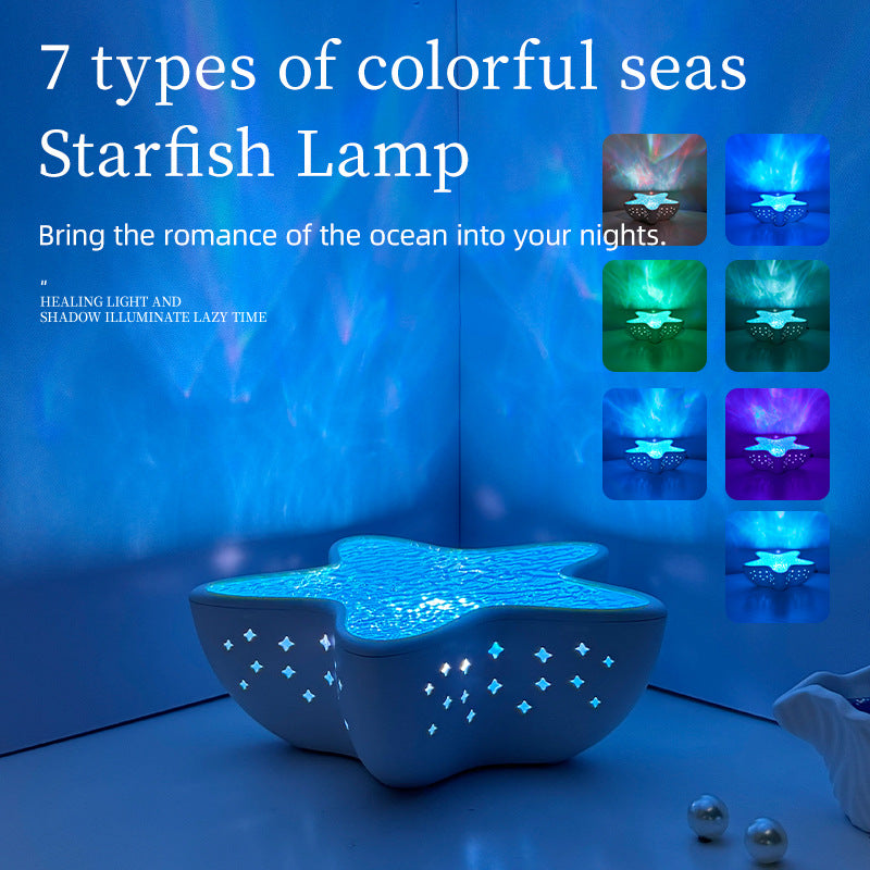 Starfish Starry Sky Lamp Ocean Light Projector