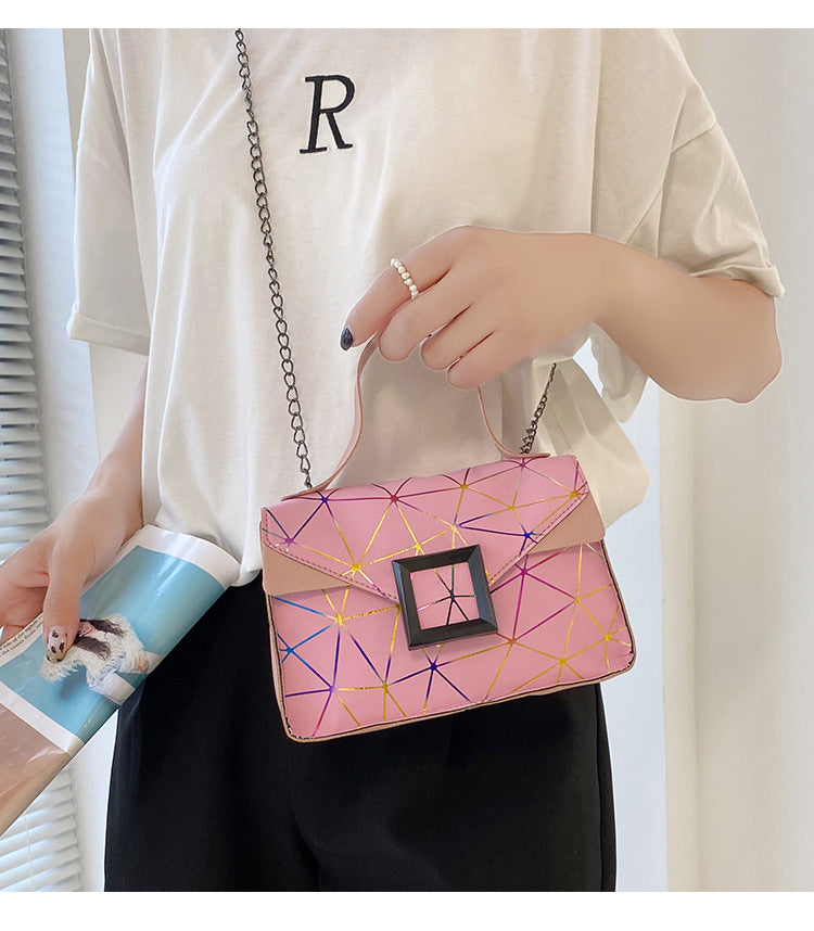 Bolso bandolera con cadena estilo retro para mujer