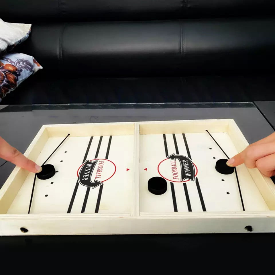 Wooden Sling Hockey Board Game