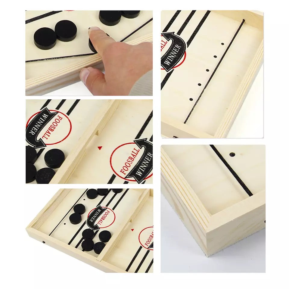 Wooden Sling Hockey Board Game