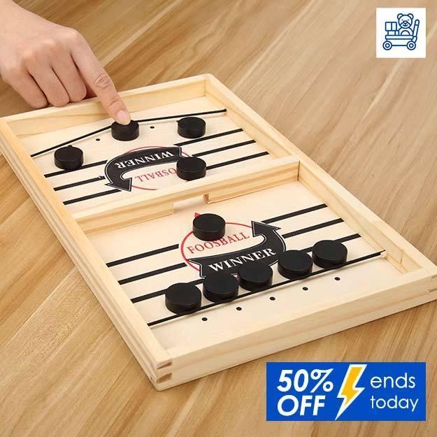 Wooden Sling Hockey Board Game