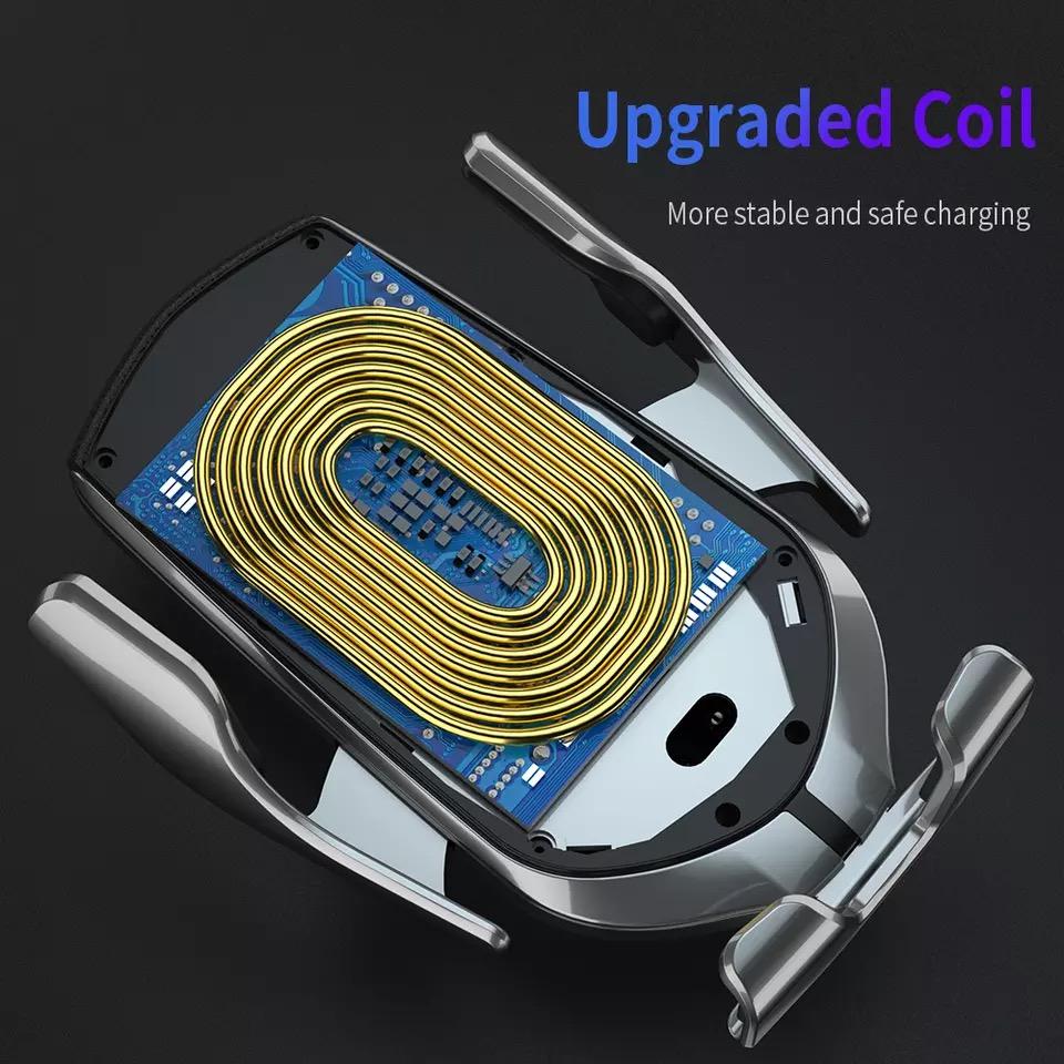 Automatic Clamping Wireless Car Charger Mount