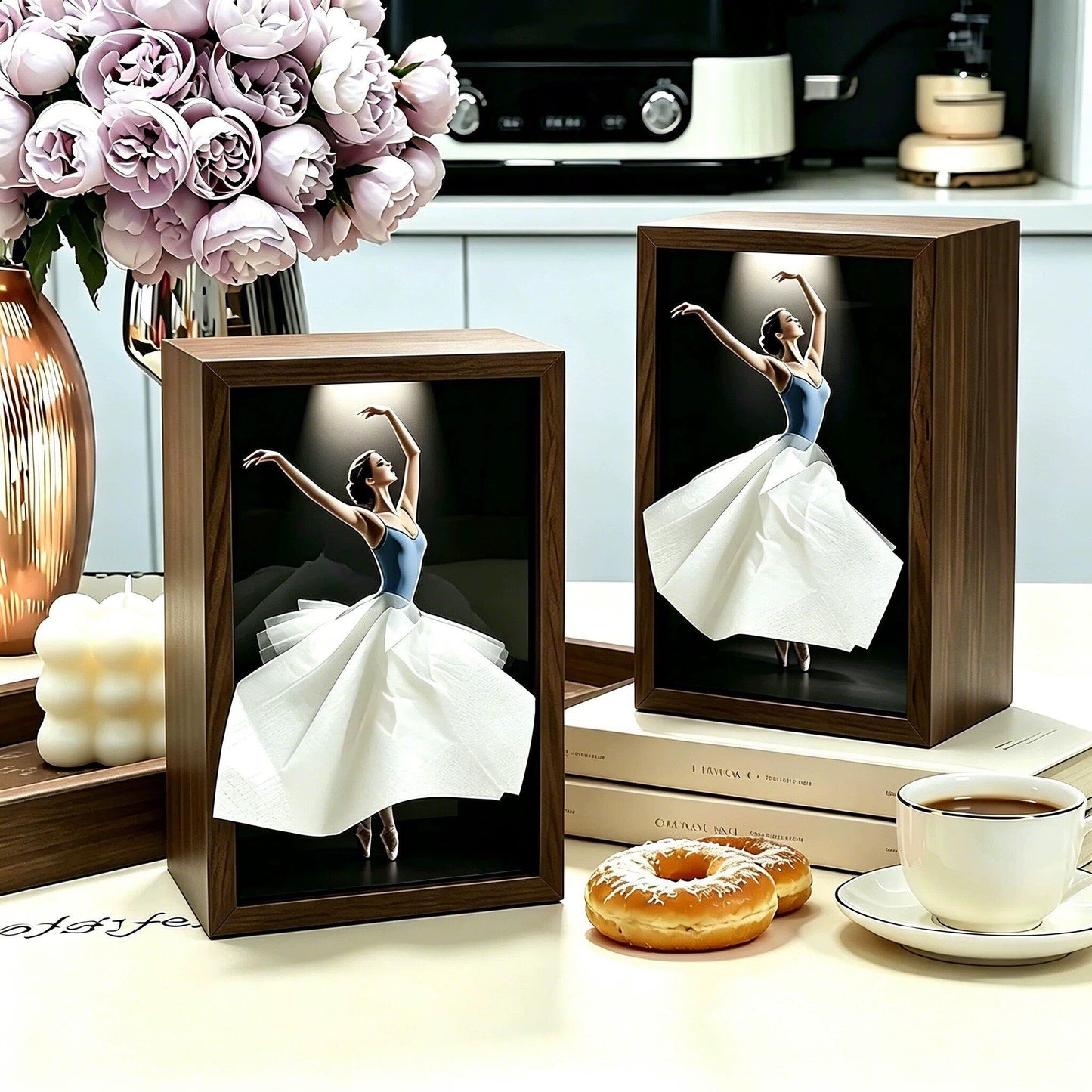 Ballet Girl Tissue Box