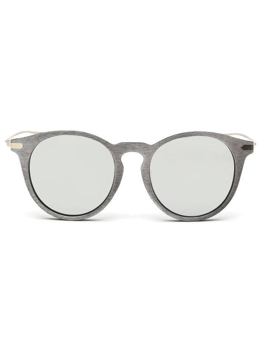 Cork Grain Sunglasses - Silver