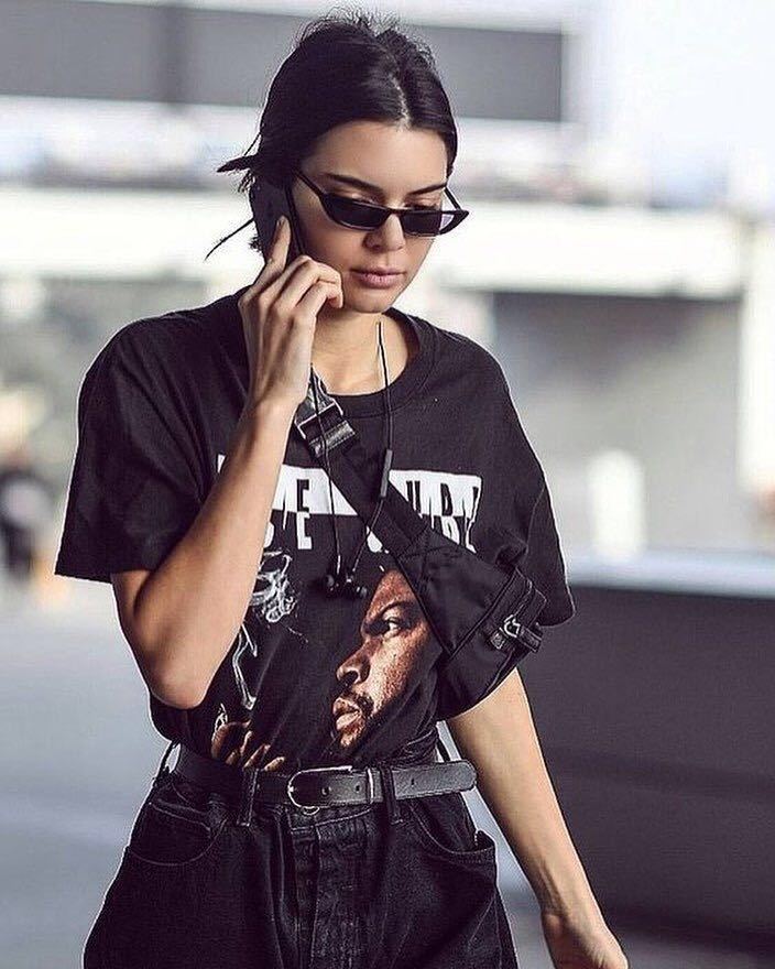 Retro Thin Rectangle 1990's Small Tiny Sunglasses