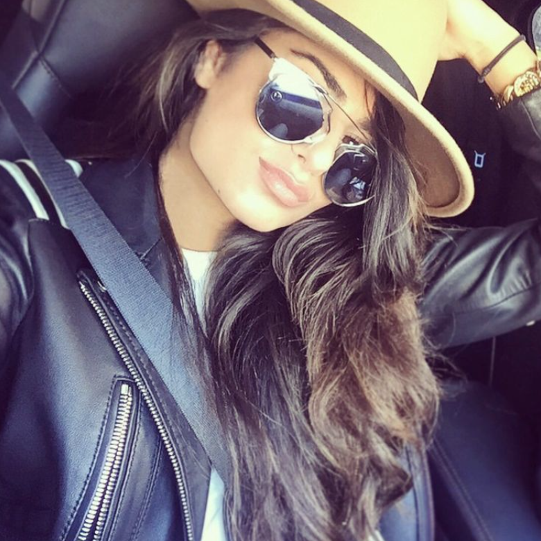 Fashion Cateye Polarized Sunglasses Silver