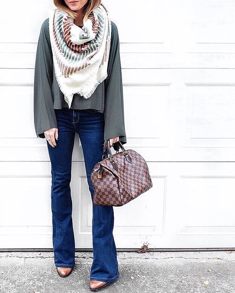 Colorful Geometric Blanket Scarves
