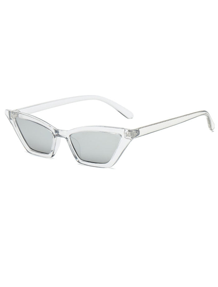 Retro 90's Thin Cat Eye Sunglasses