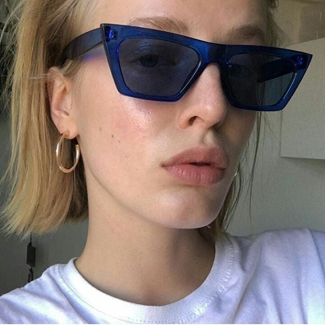 Gafas de sol cuadradas retro de gran tamaño