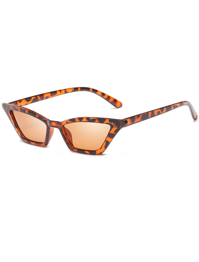 Retro 90's Thin Cat Eye Sunglasses