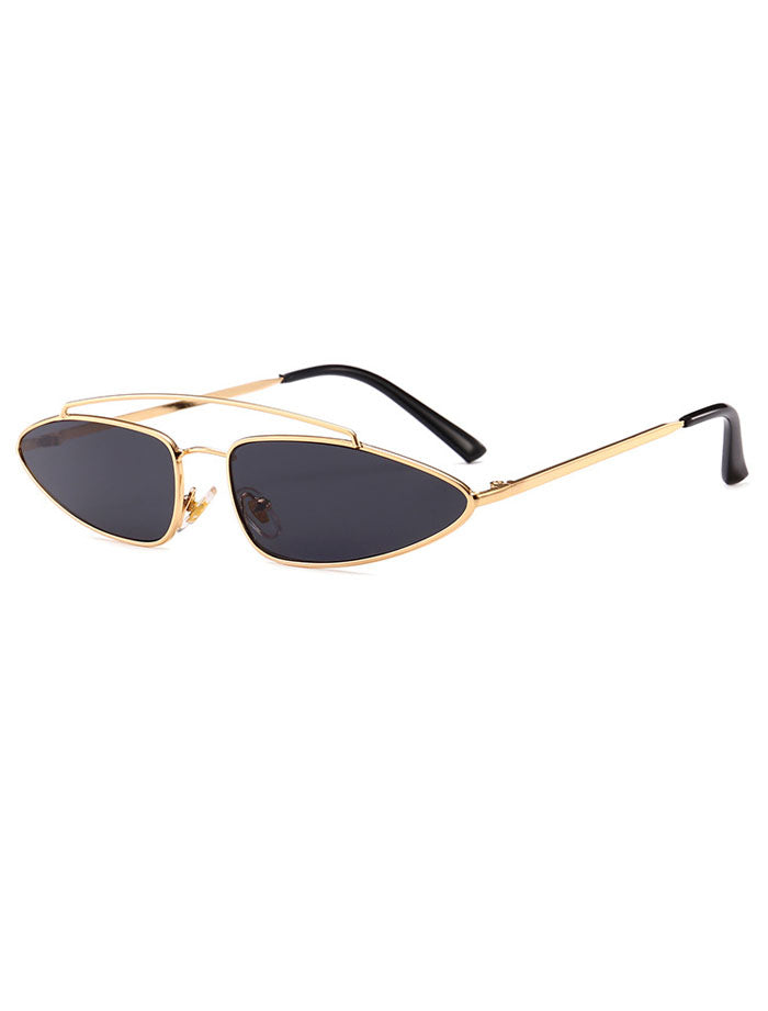 Retro 90's Small Thin Cat Eye Sunlasses