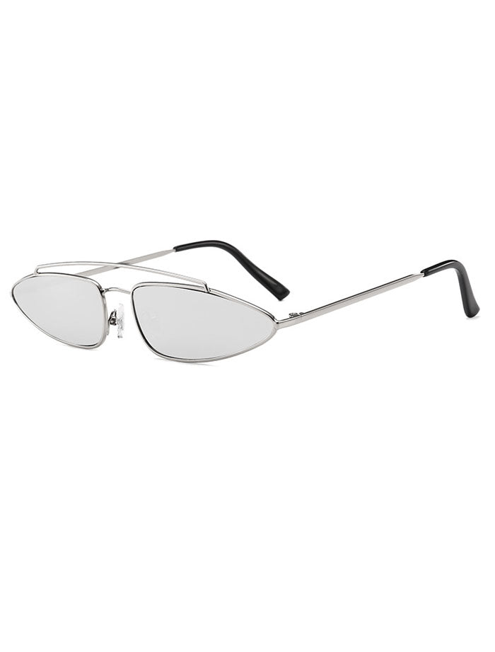 Retro 90's Small Thin Cat Eye Sunlasses