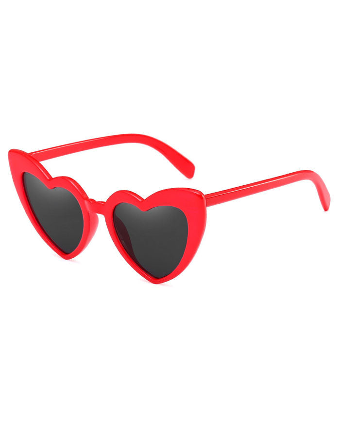 Gafas de sol novedosas con forma de corazón