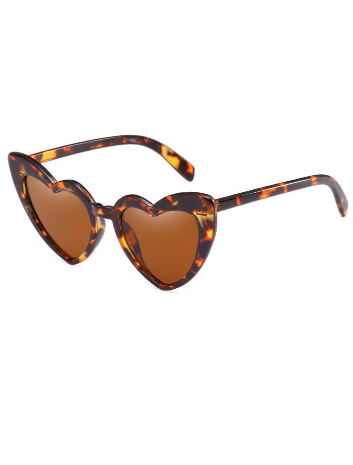 Gafas de sol novedosas con forma de corazón
