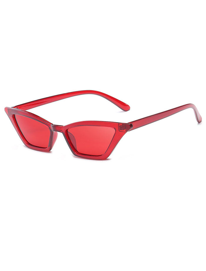 Retro 90's Thin Cat Eye Sunglasses