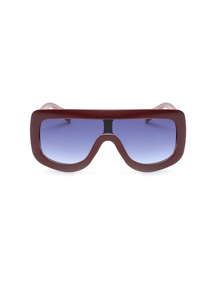 Visby Sunglasses - Jujube Red