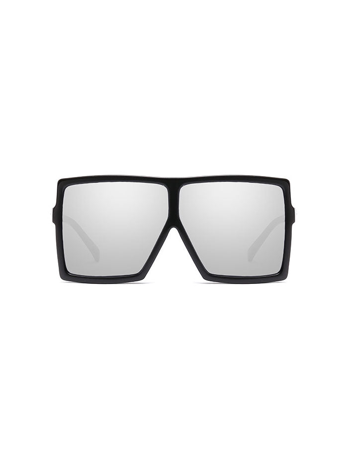 レーザーカットメタルサングラス シルバー