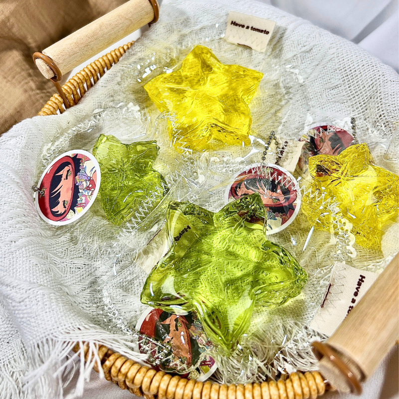 Transparent Jelly Star Taba Squishy Toys