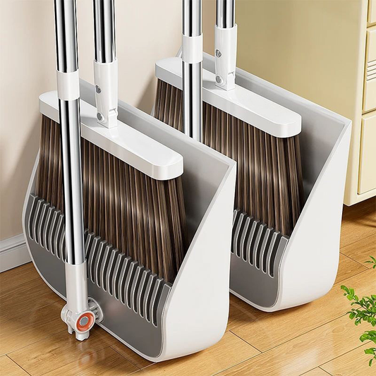 All-in-One Broom Dustpan Set