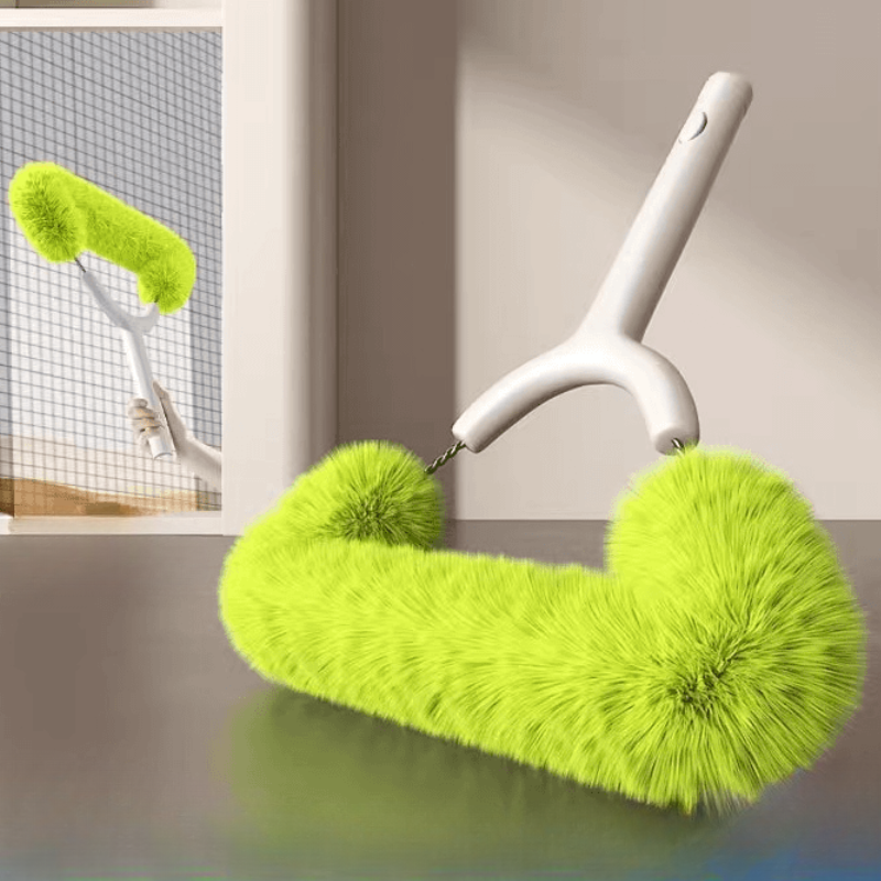 Extendable Window Mesh Screen Cleaning Duster Brush