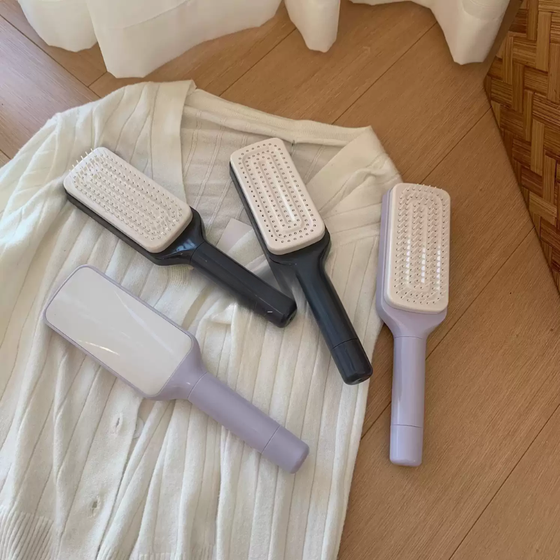 Rotating Self-Cleaning Hair Comb