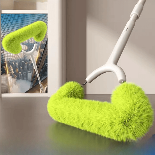 Extendable Window Mesh Screen Cleaning Duster Brush