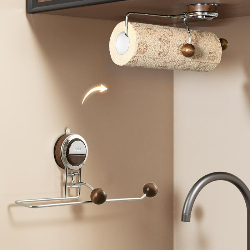 Suction Cup Kitchen Paper Towel Holder