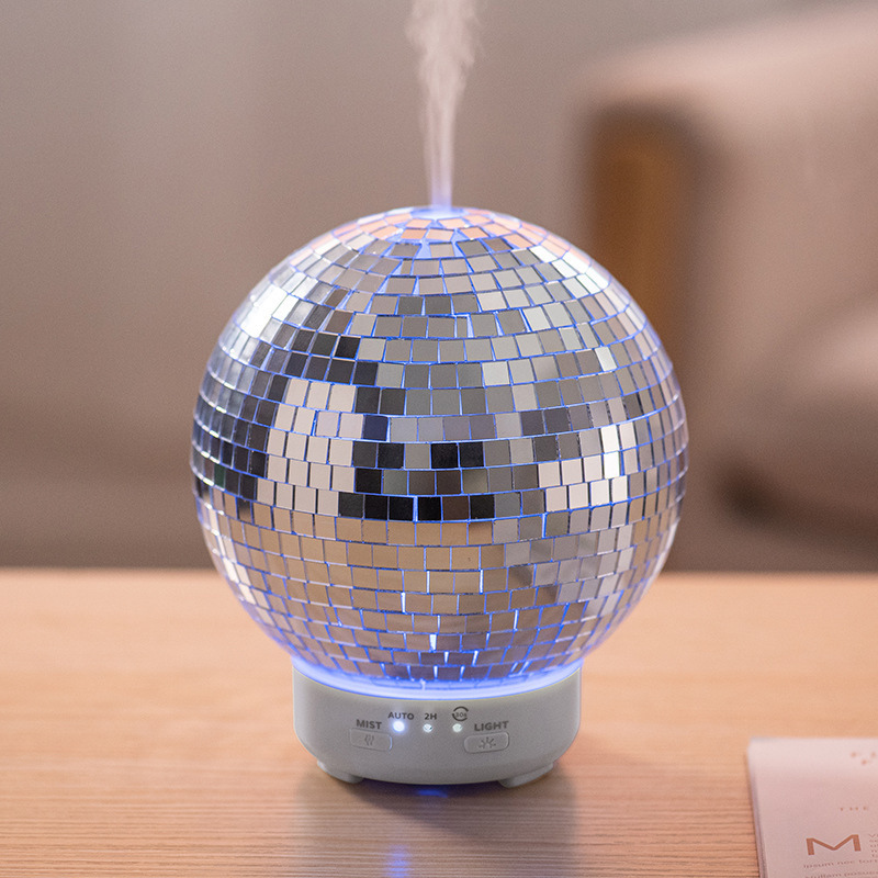 Essential Oil Diffuser Rotating Home Disco Decor