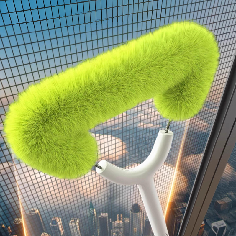 Extendable Window Mesh Screen Cleaning Duster Brush