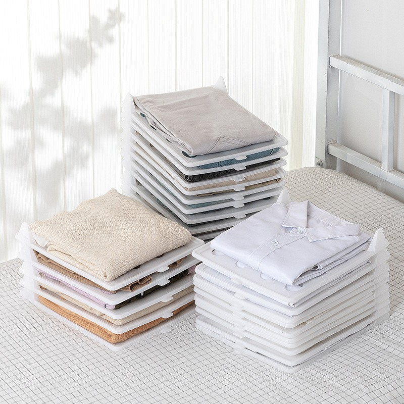 Stackable Clothes Organizer Boards for Folded Clothes
