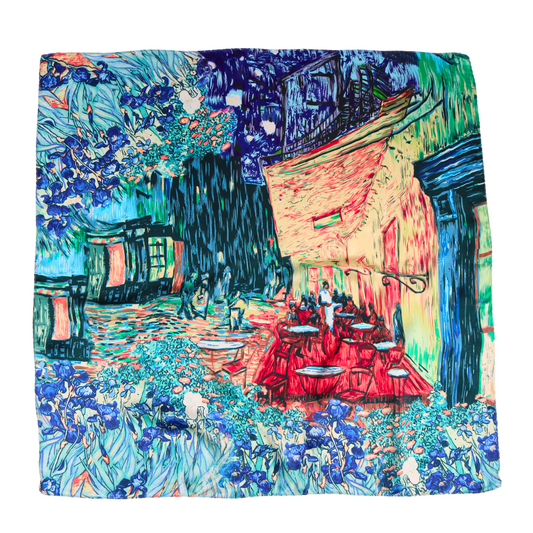 Impressionism Painting Silk Bandana Scarf