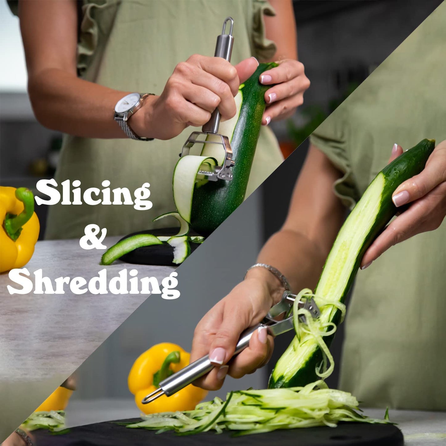 Stainless Steel Multi-functional Vegetable Peeler