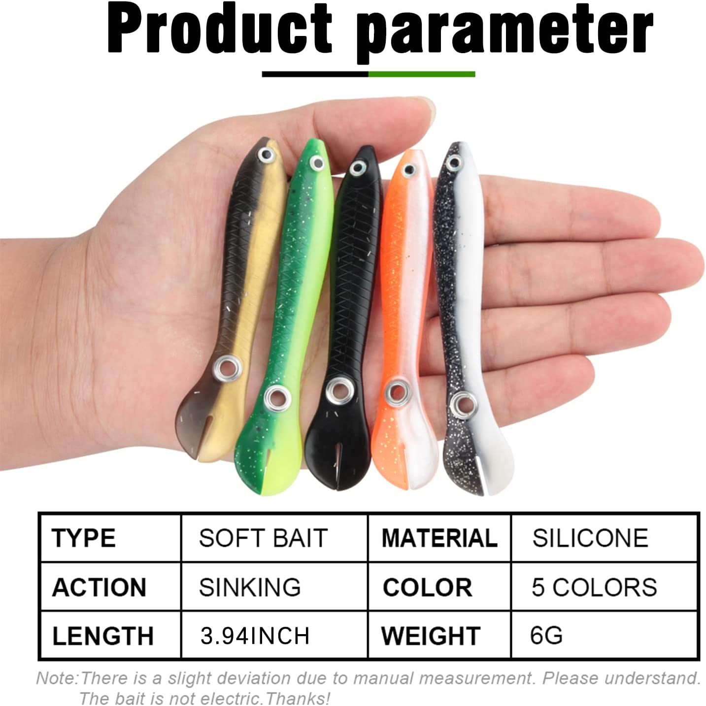 Soft Bionic Fishing Lures 5PCS/Set