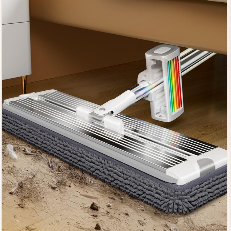 Wide Flat Mop For Wet And Dry Cleaning