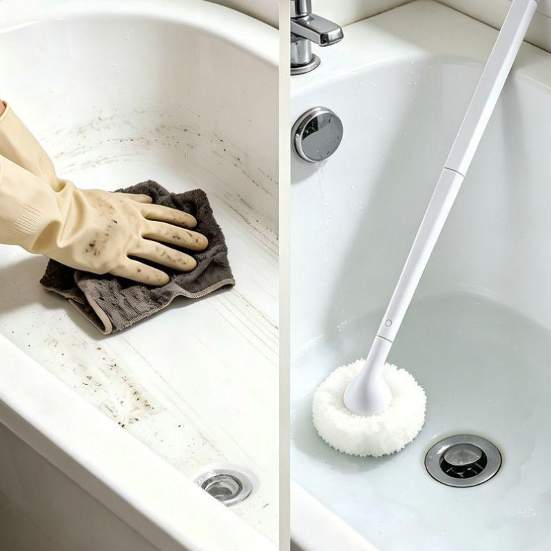 Cloud Soft Bristle Bathroom Cleaning Brush